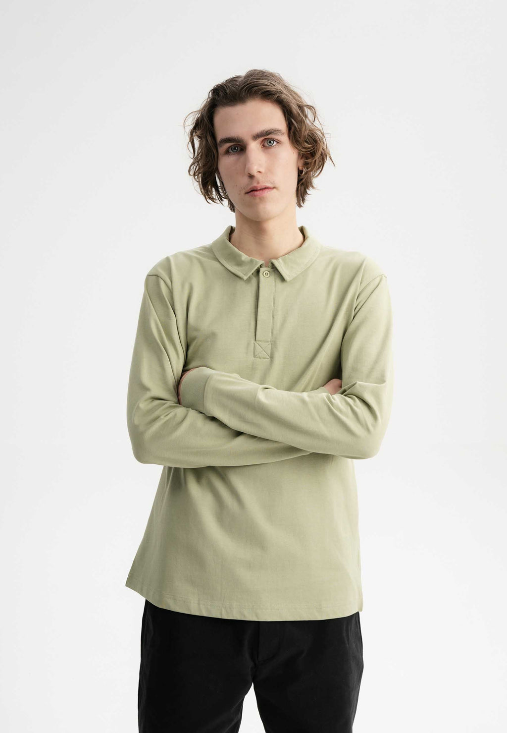 Langarm Polo Shirt Style DIVIT