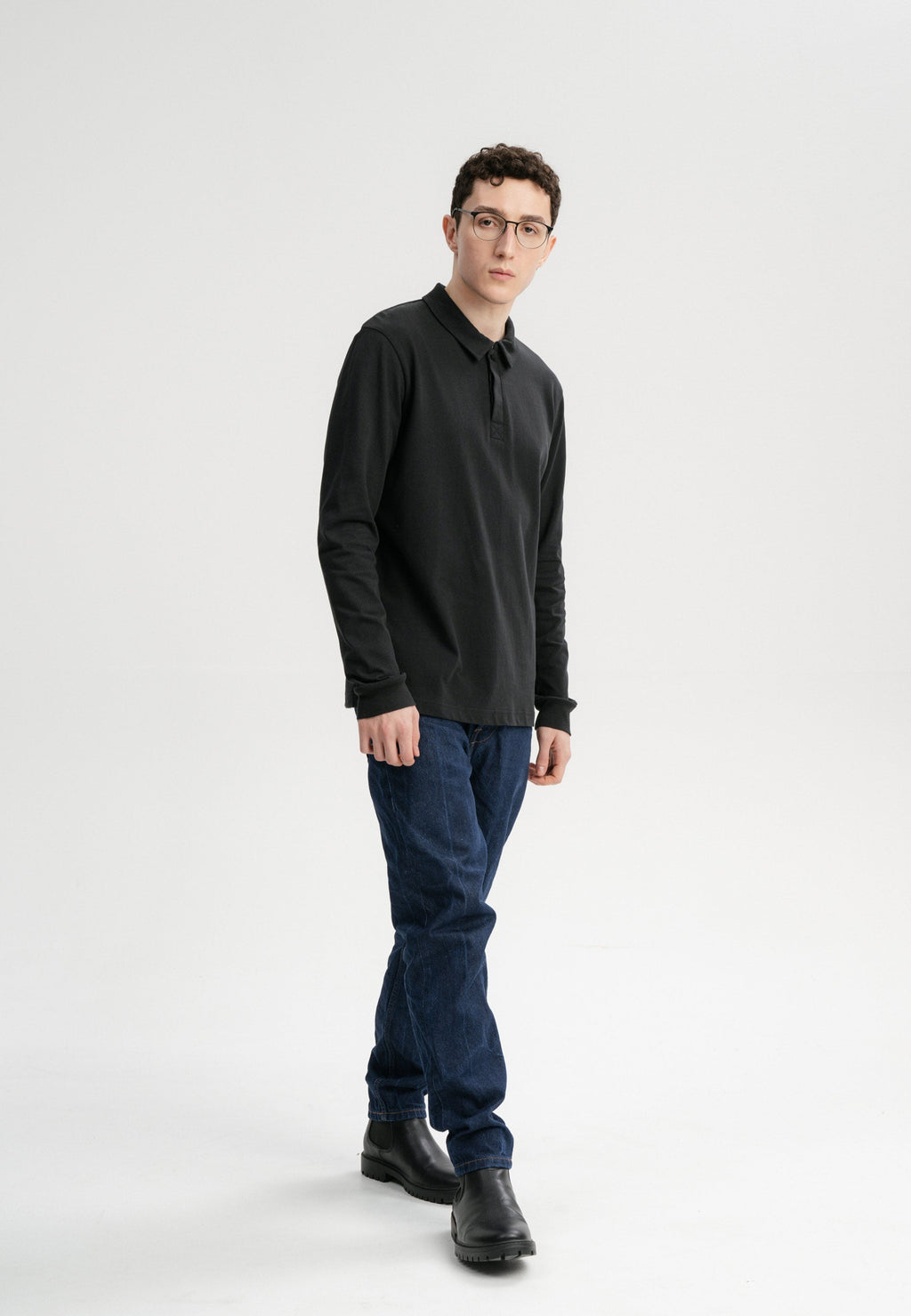 Langarm Polo Shirt Style DIVIT