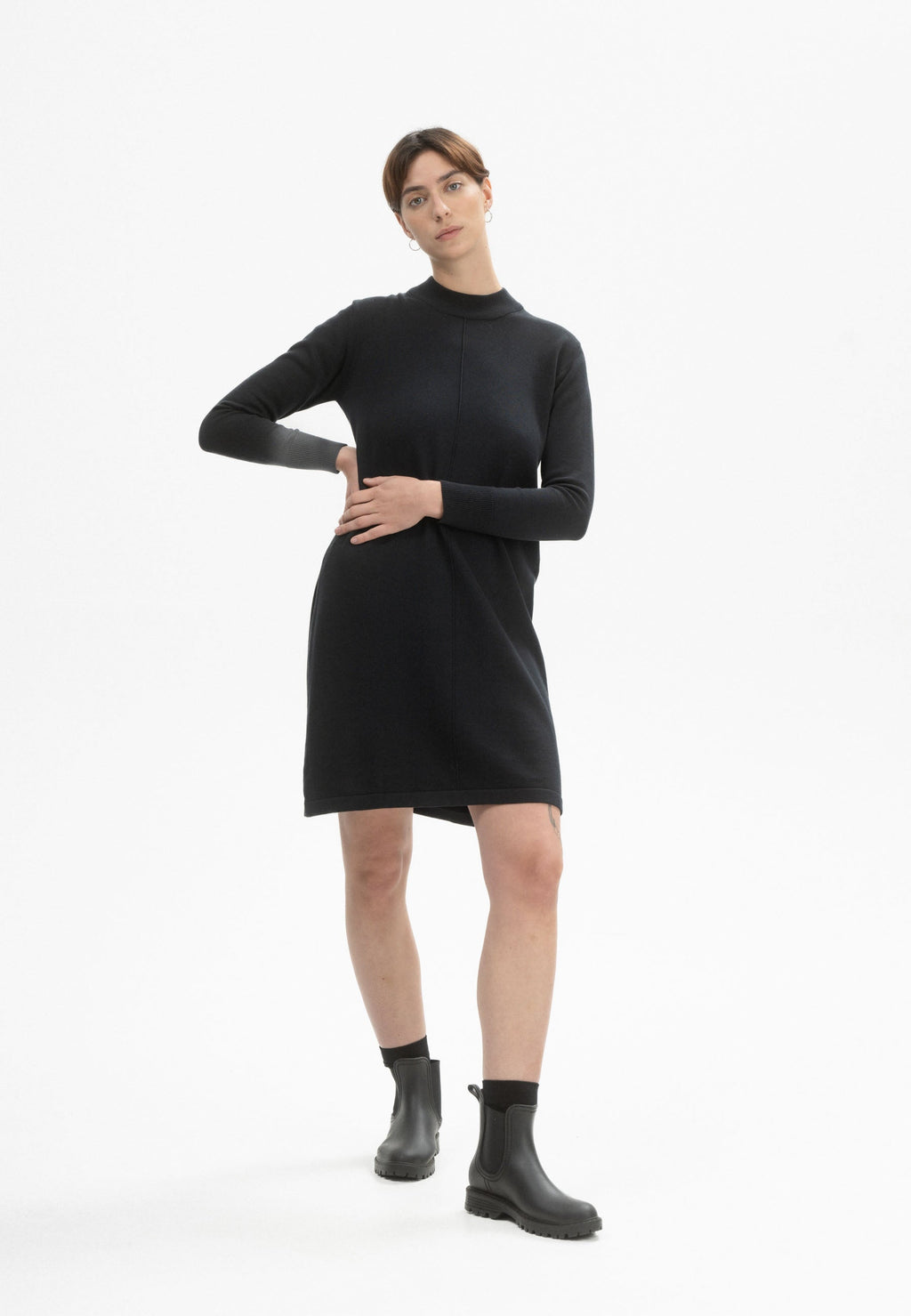 Basic Feinstrick Kleid Style HARLEEN